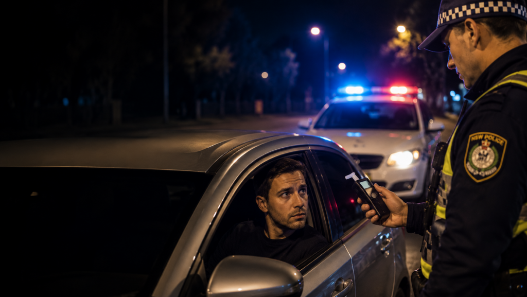 Charged with drink driving but wasn’t driving NSW
